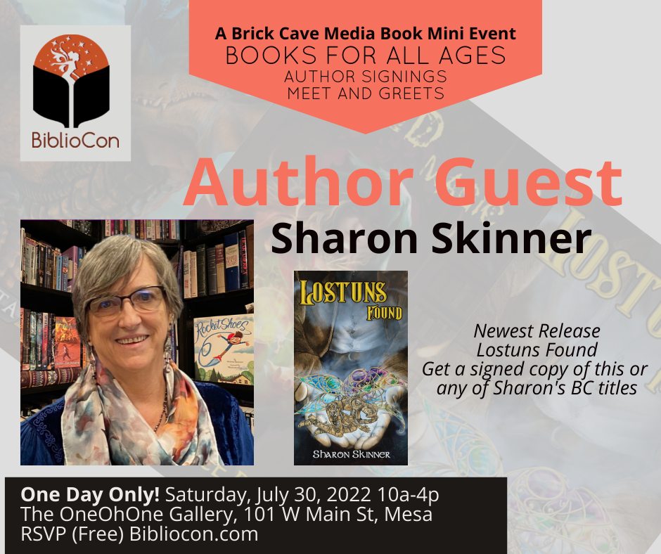 Author Sharon Skinner to Appear at BiblioCon: I : u/brickcavemedia