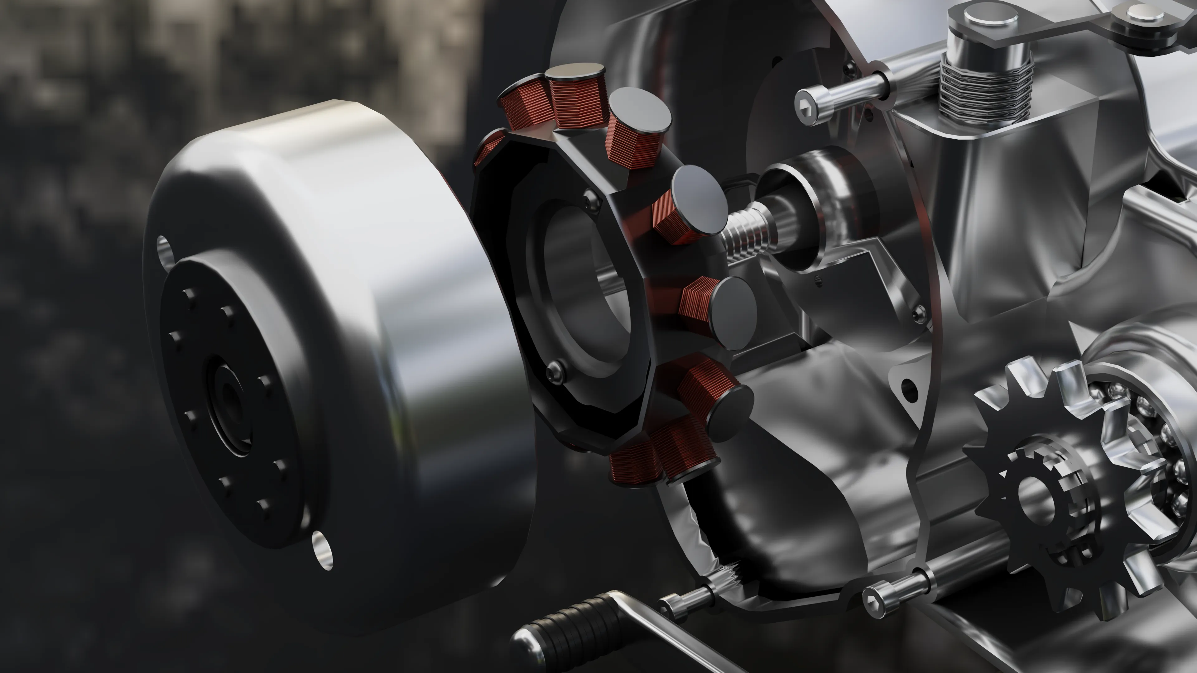 AM6 Engine - 3D model