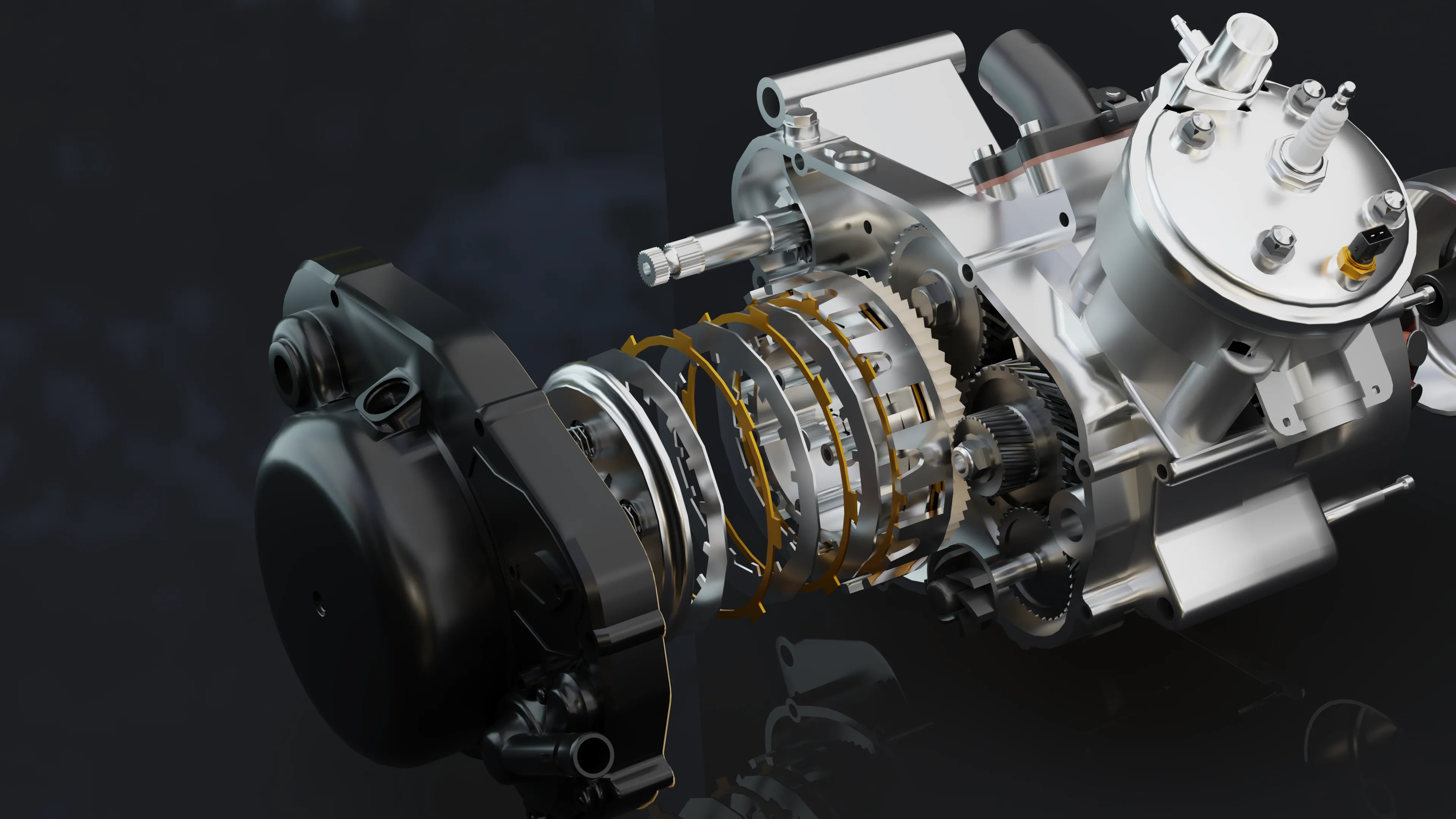 AM6 Engine - 3D model