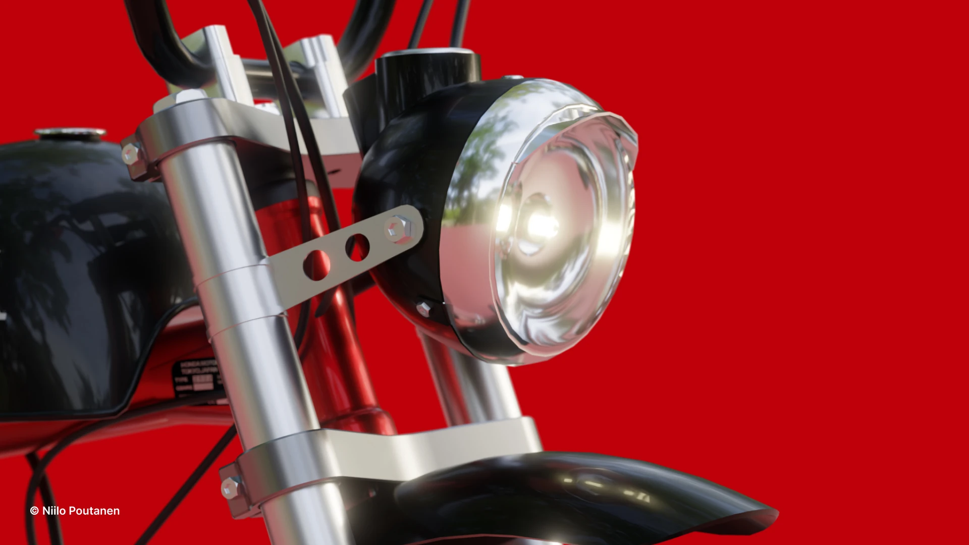 Honda Monkey - 3D model