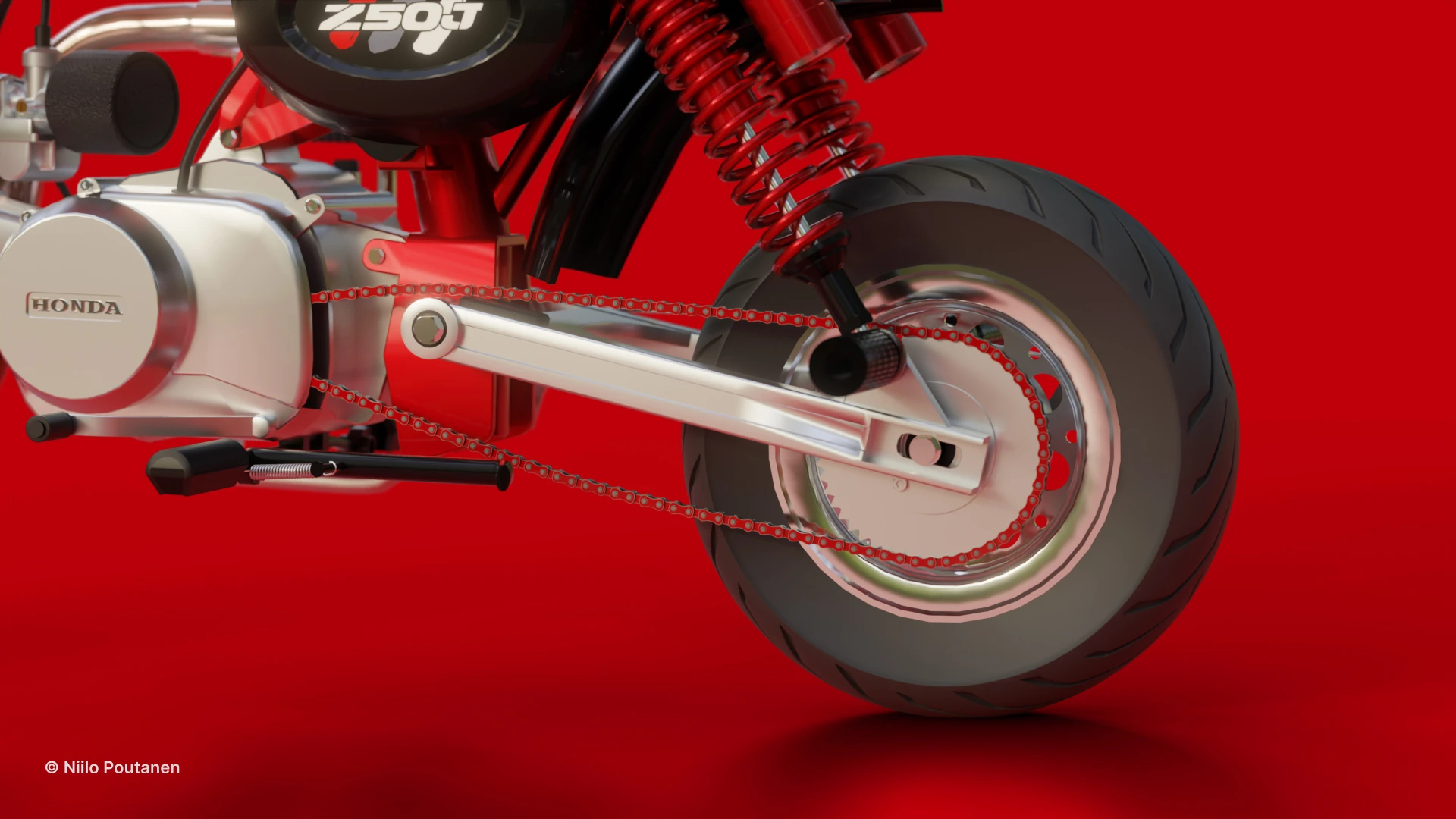 Honda Monkey - 3D model