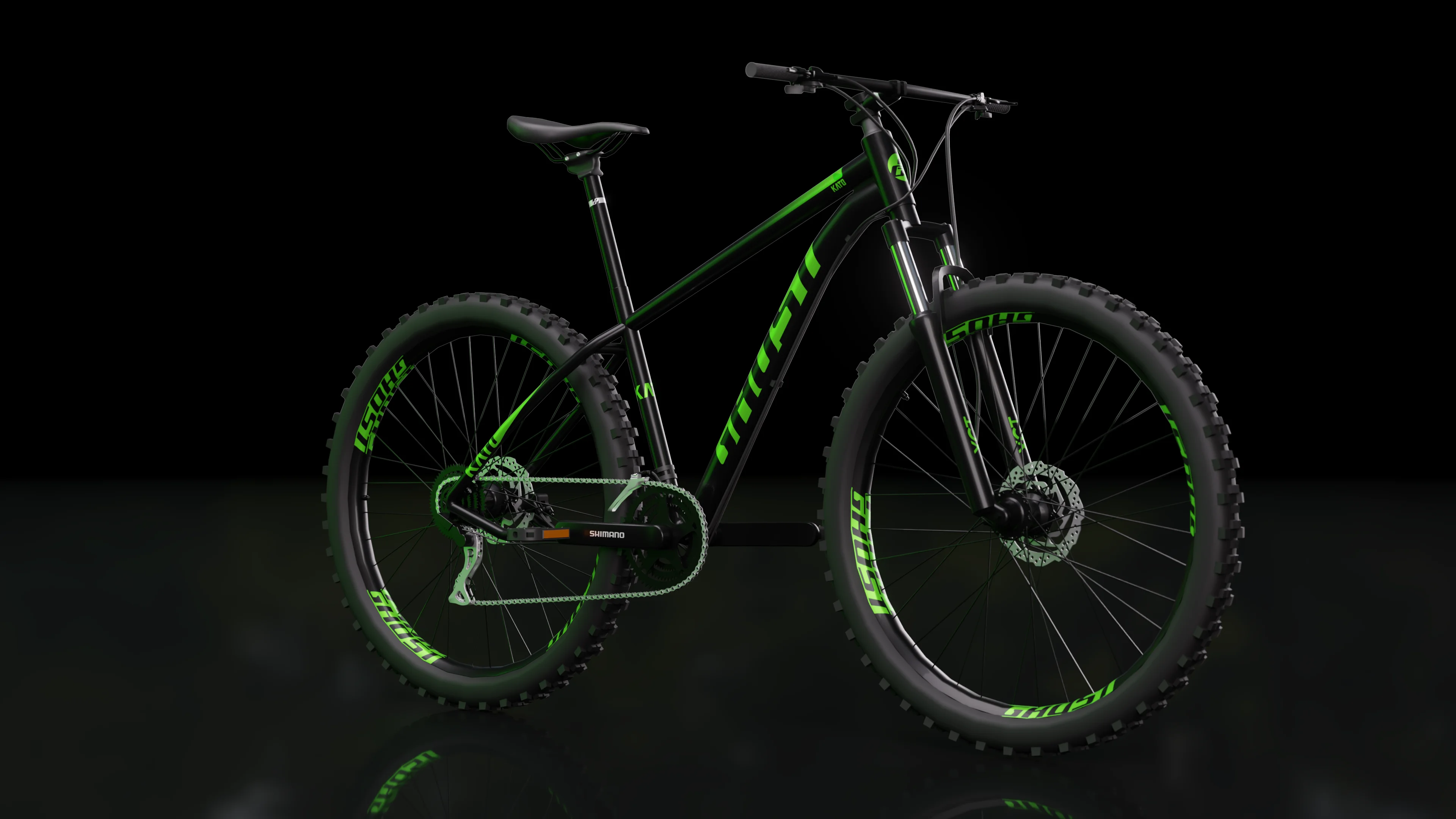 Mountain bike - 3D model