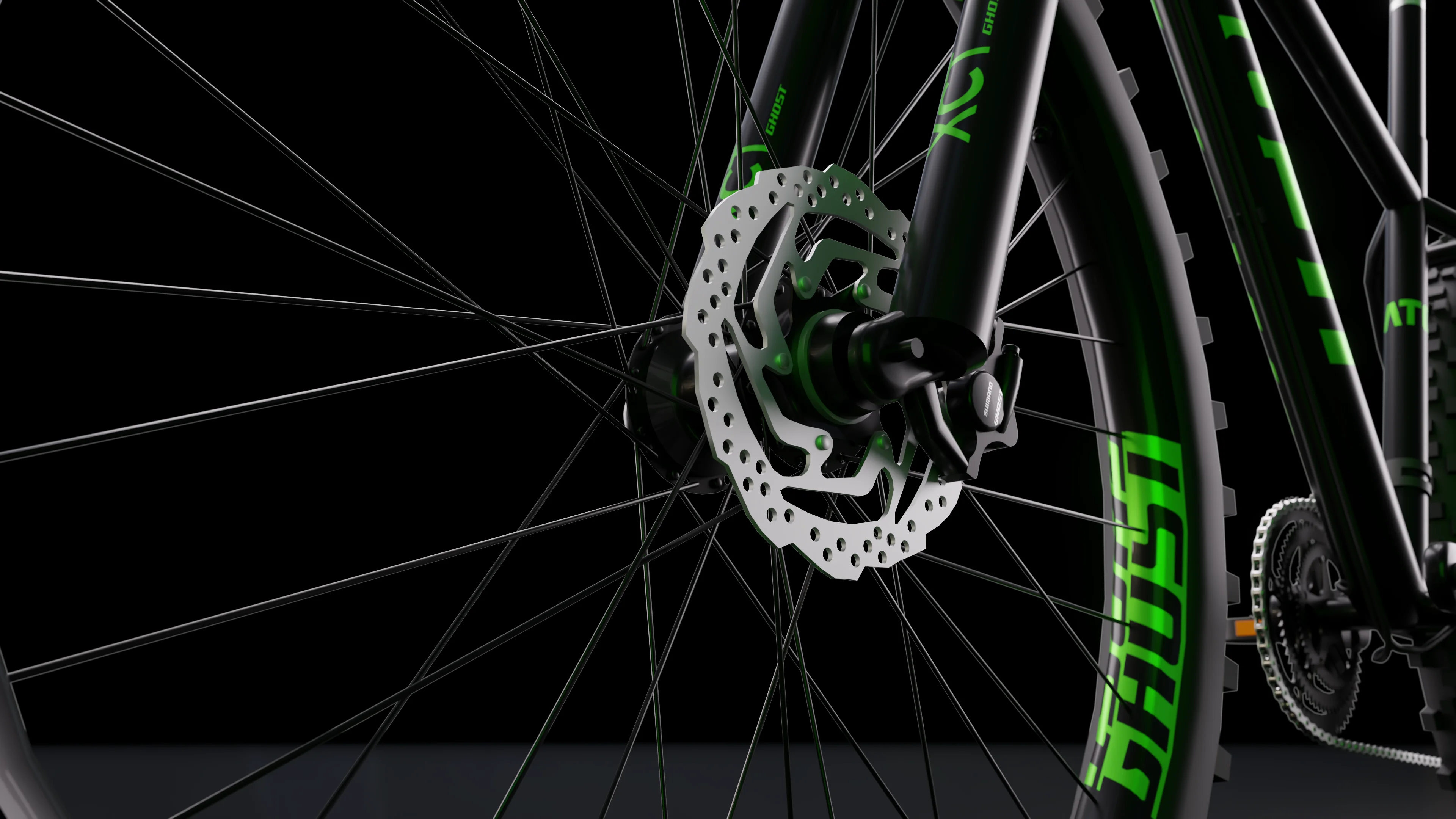 Mountain bike - 3D model