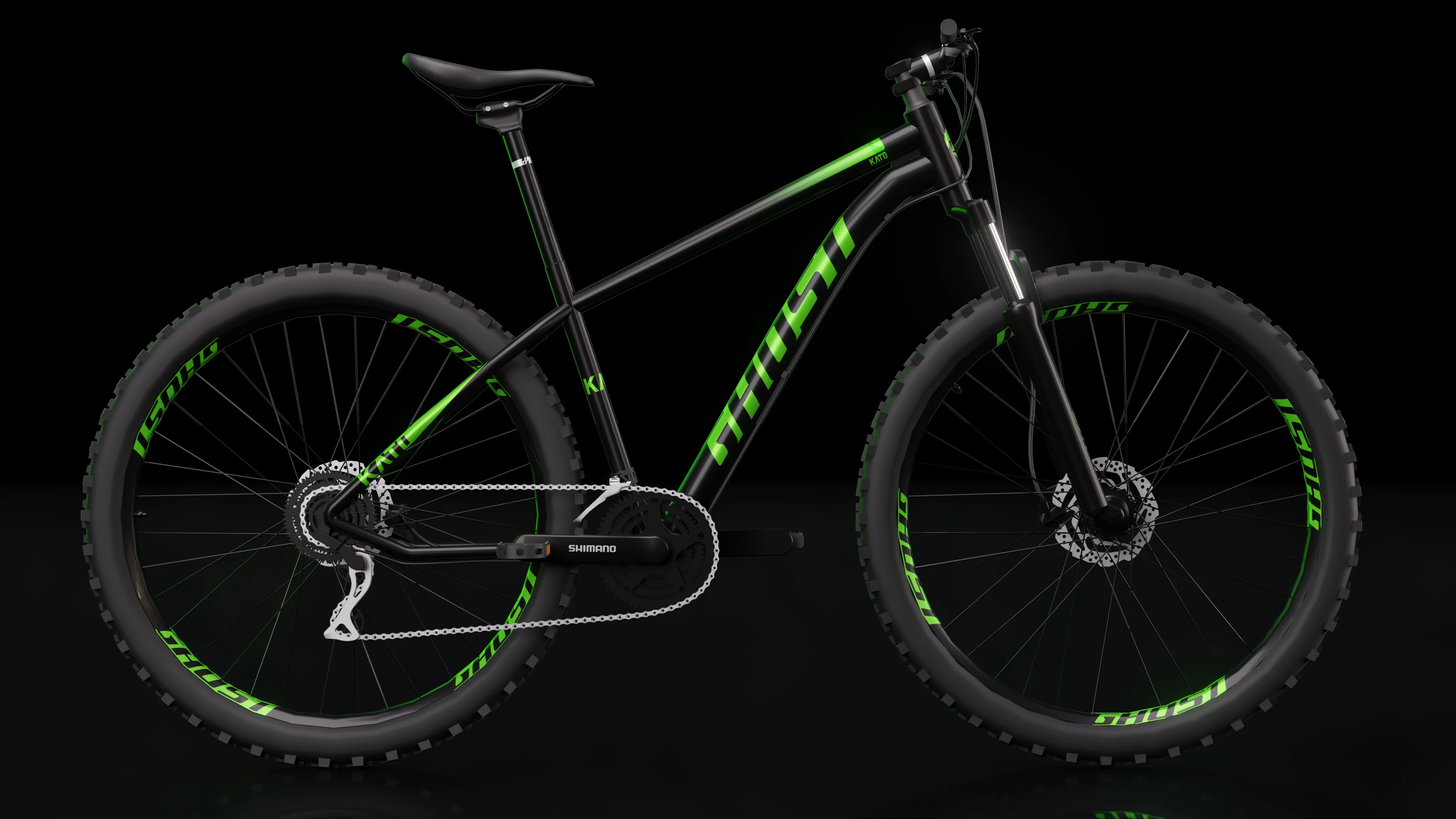 Mountain bike - 3D model
