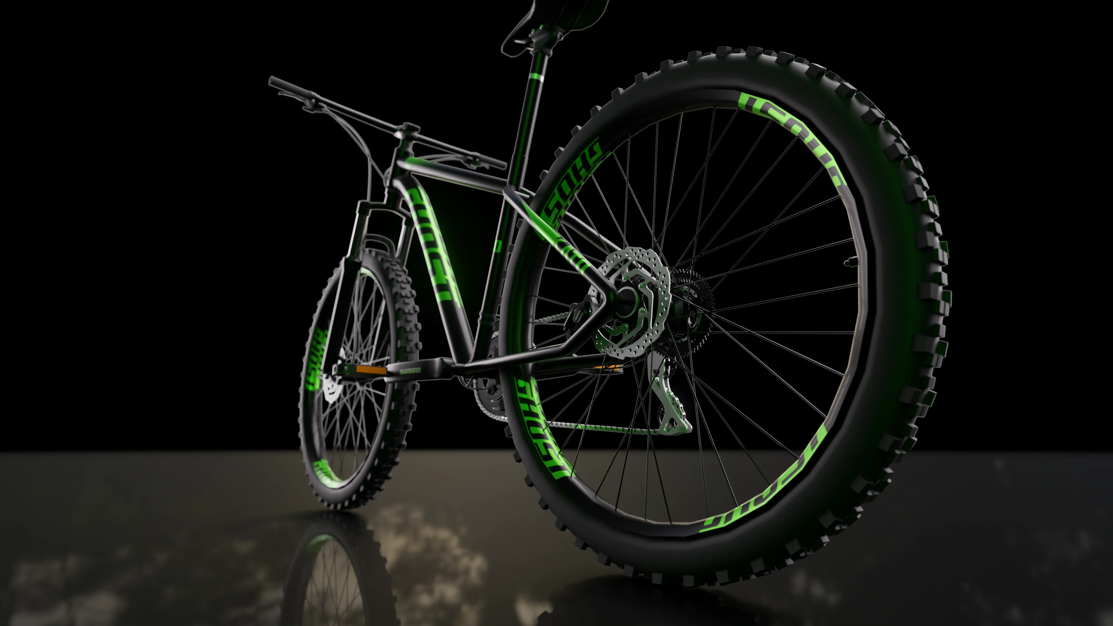 Mountain bike - 3D model