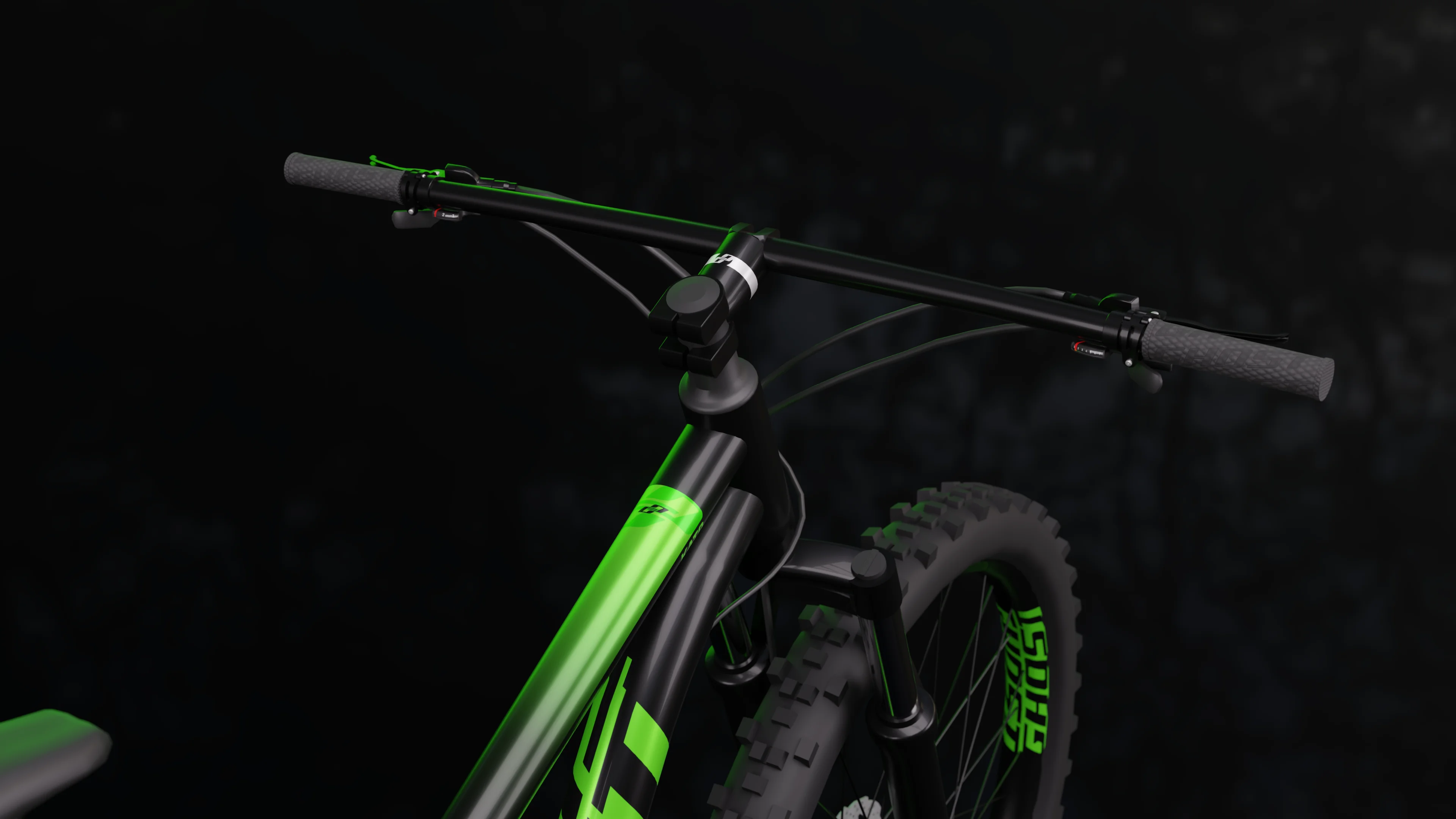 Mountain bike - 3D model
