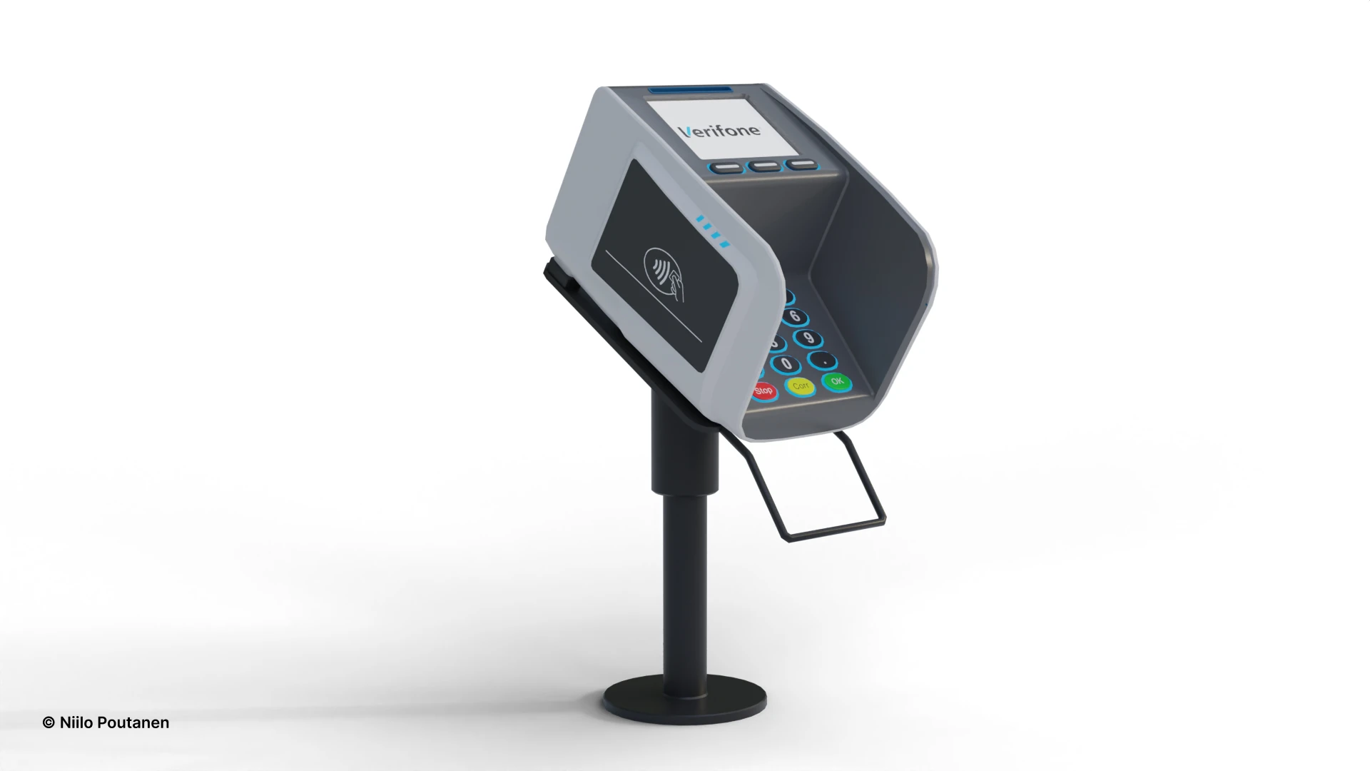 Payment terminal - 3D model