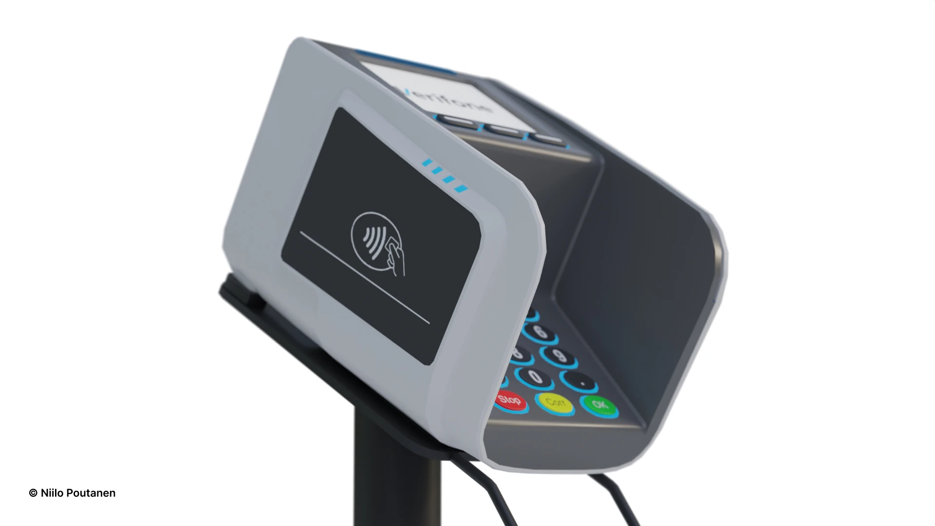 Payment terminal - 3D model