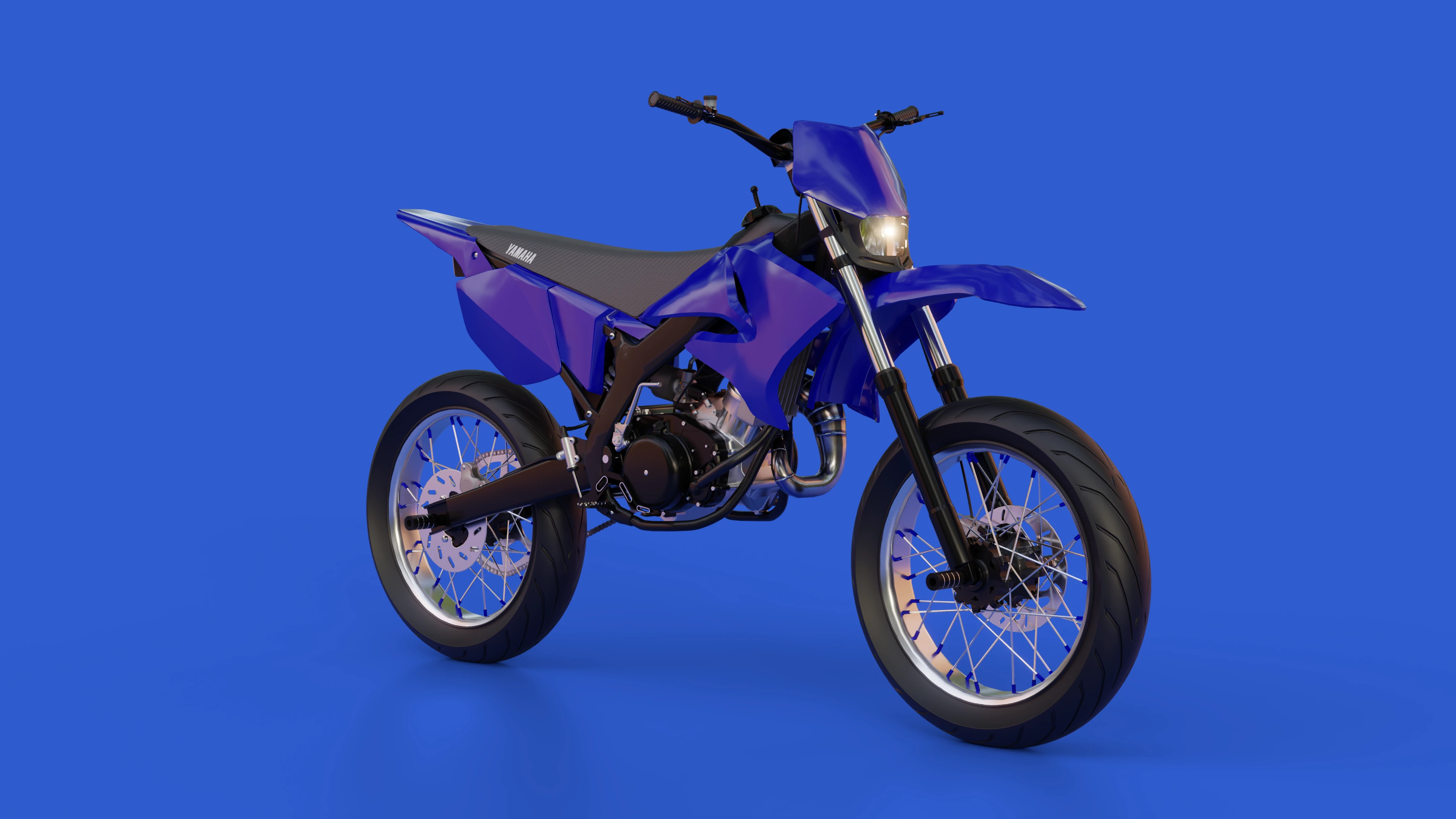 Yamaha DT - 3D model
