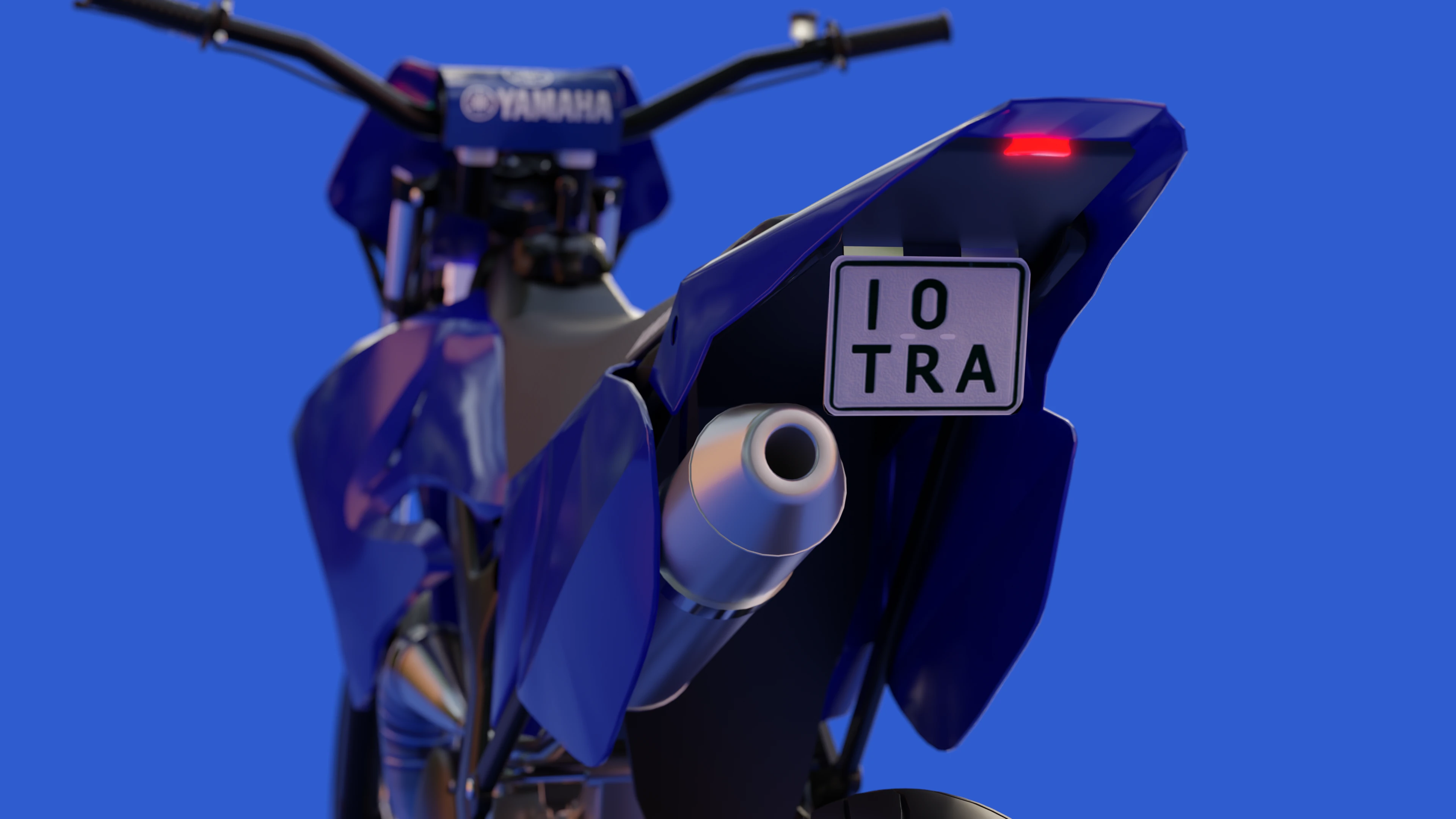 Yamaha DT - 3D model