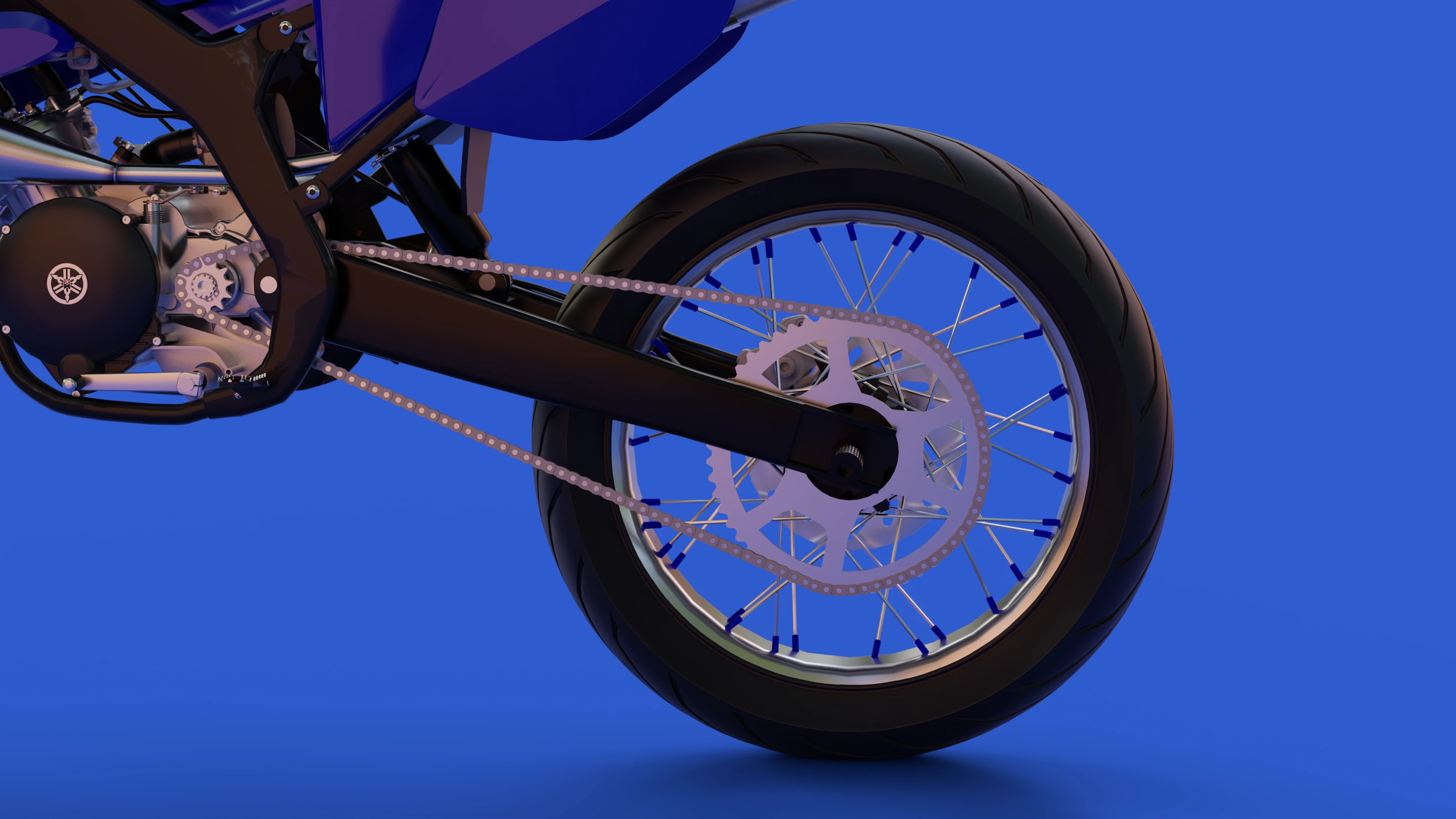Yamaha DT - 3D model