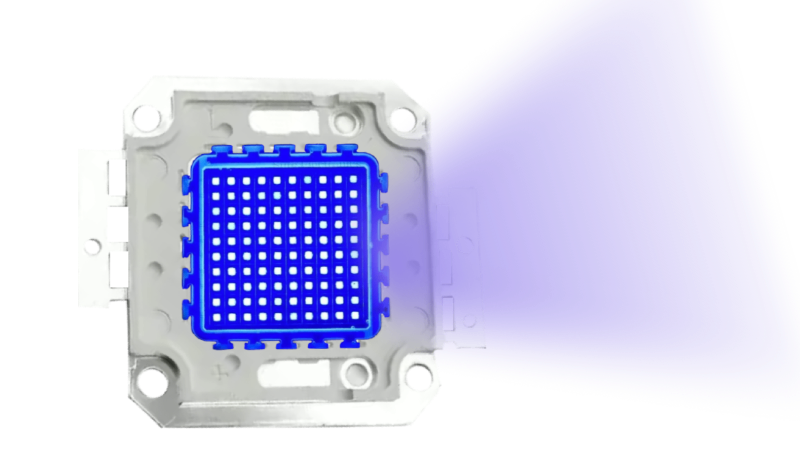 Imagen 4 de Led 100w Azul Repuesto Para Reflectores High Power Led