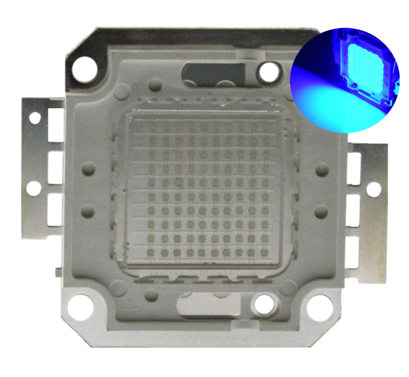 Imagen 5 de Led 100w Azul Repuesto Para Reflectores High Power Led
