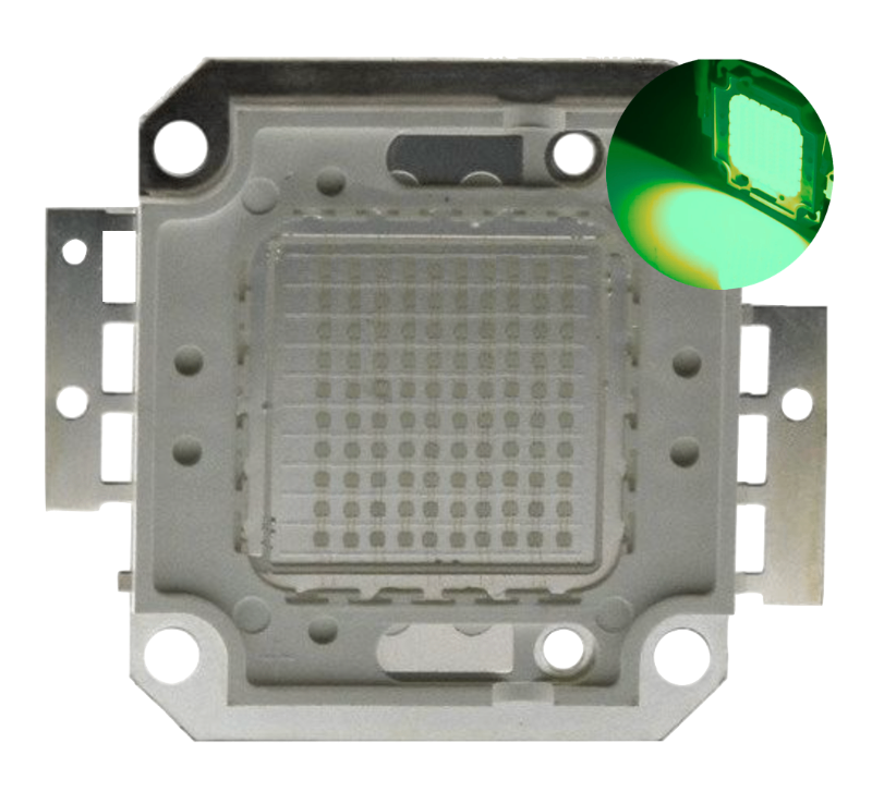 Imagen 4 de Led 100w Verde Repuesto Para Reflectores High Power Led