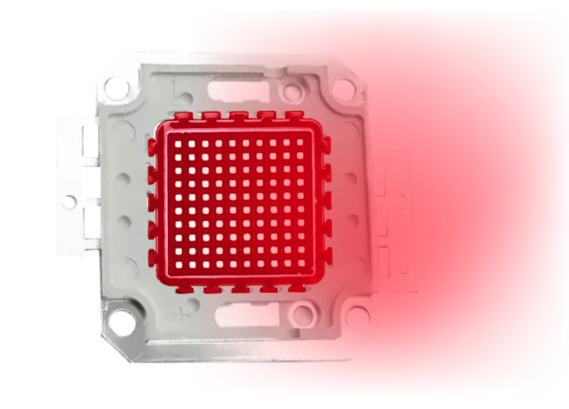 Imagen 6 de Led 100w Rojo Repuesto Para Reflectores High Power Led