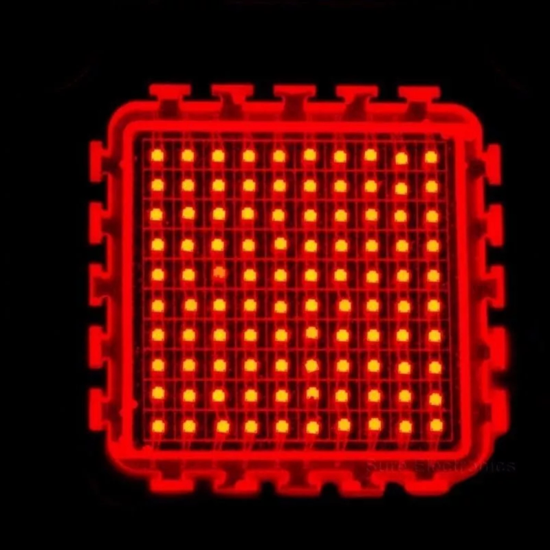 Imagen 3 de Led 100w Rojo Repuesto Para Reflectores High Power Led