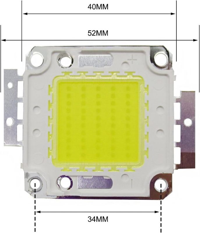 Imagen 2 de Led 100w Repuesto Para Reflectores High Power Led