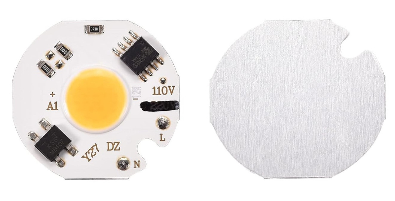 Imagen 4 de Chip Led De 10w Directo A 110v Blanco cálido 3500k