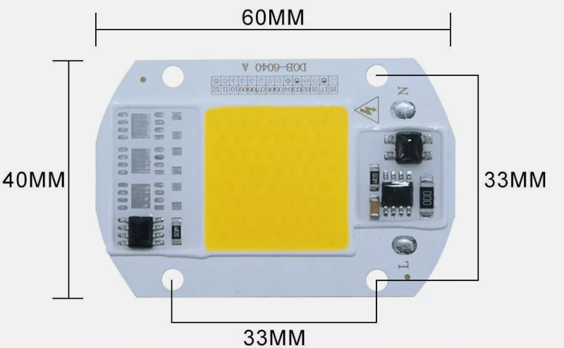 Imagen 2 de Chip LED 30w SMD directo a 220v.