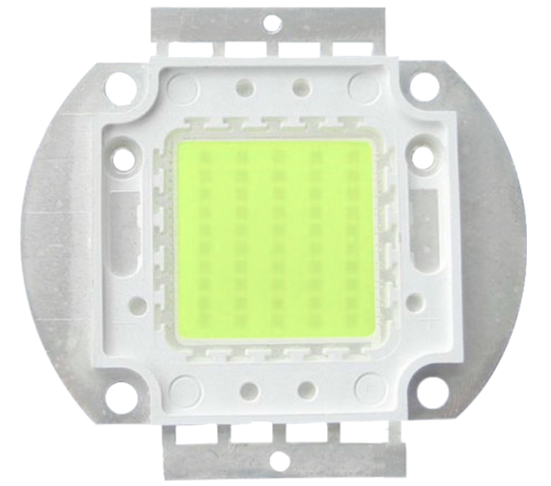 Chip Led Epistar 50w 32-36 Voltios Blanco Ice White