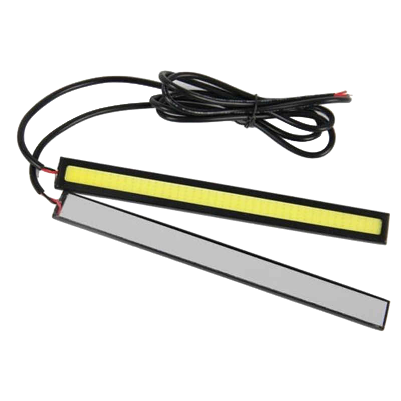 Imagen 2 de Par Mini Barras Led Cob 17cm 12v Blanco Frio