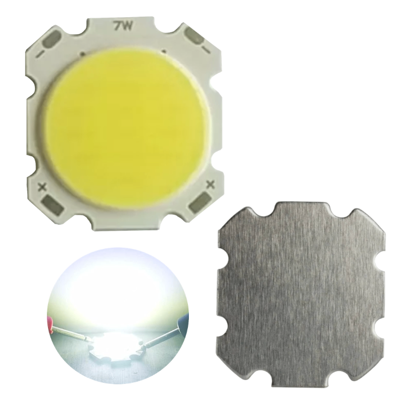 Led 7w Cob 25mm 24v Blanco frío.