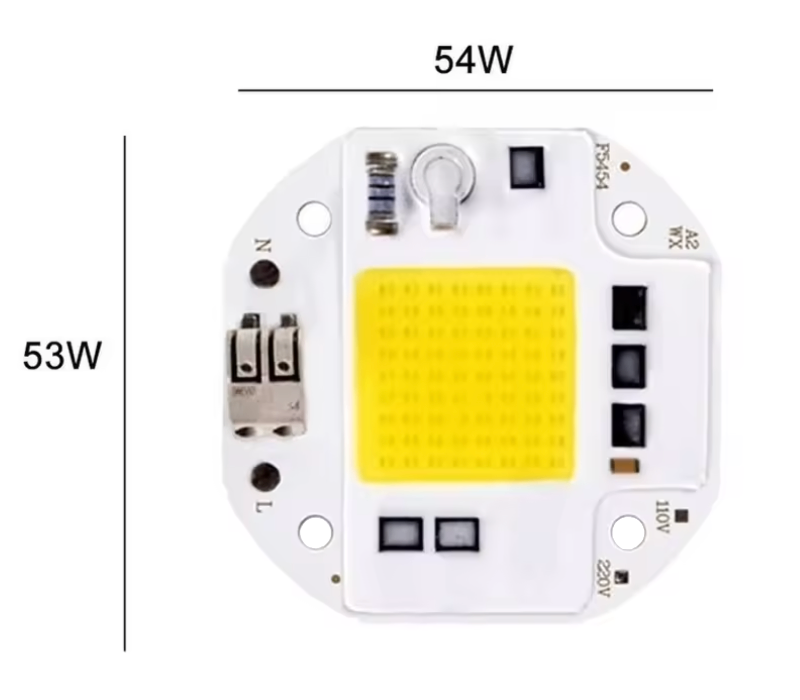 Imagen 6 de Chip Led 100w Directo A 110v Blanco frío