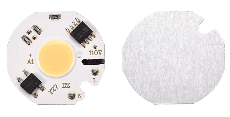 Imagen 3 de Chip Led De 10w Directo A 110v Blanco Frío 6500k