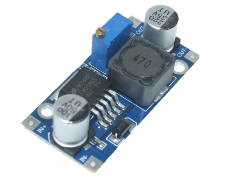 Módulo Lm2596 Convertidor Reductor Dc-dc In 4-35v, 3a L1