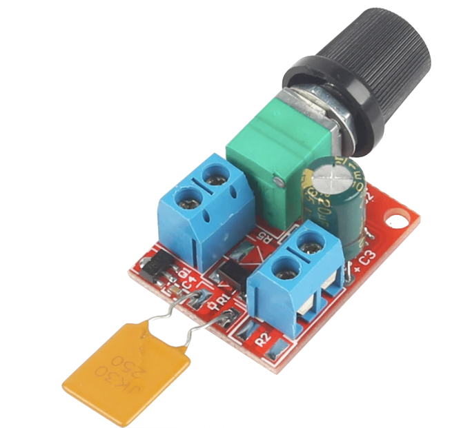 Imagen 3 de Pwm Dc 3v-35v Mini Motor 5a Controlador De Velocidad