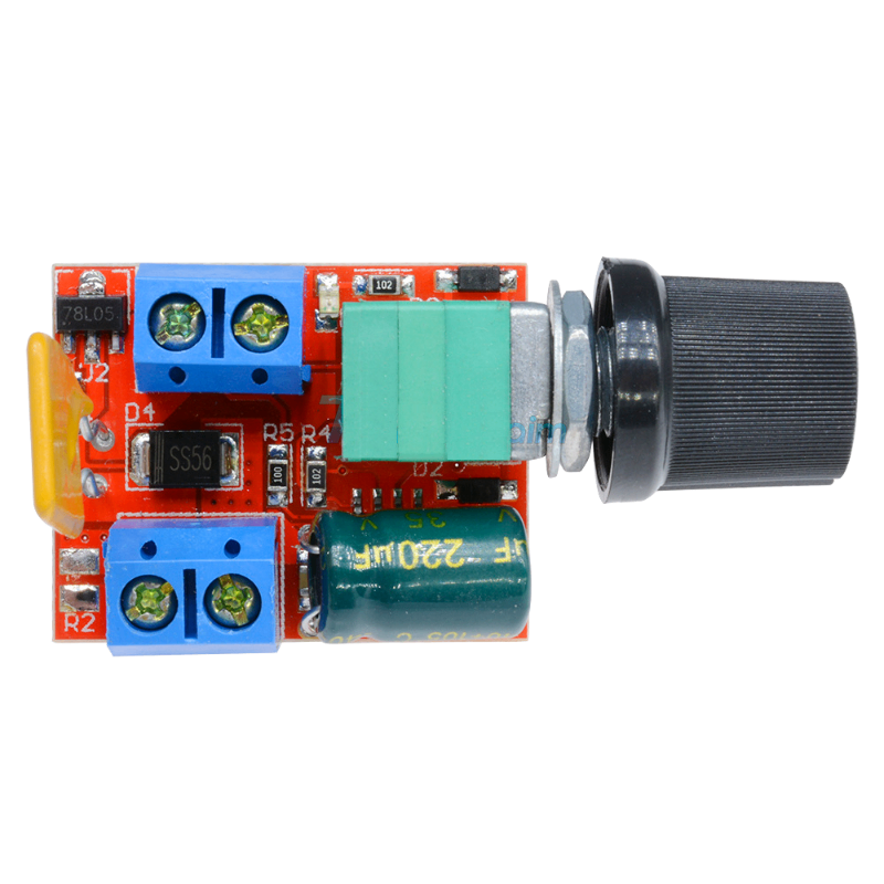 Imagen 5 de Pwm Dc 3v-35v Mini Motor 5a Controlador De Velocidad