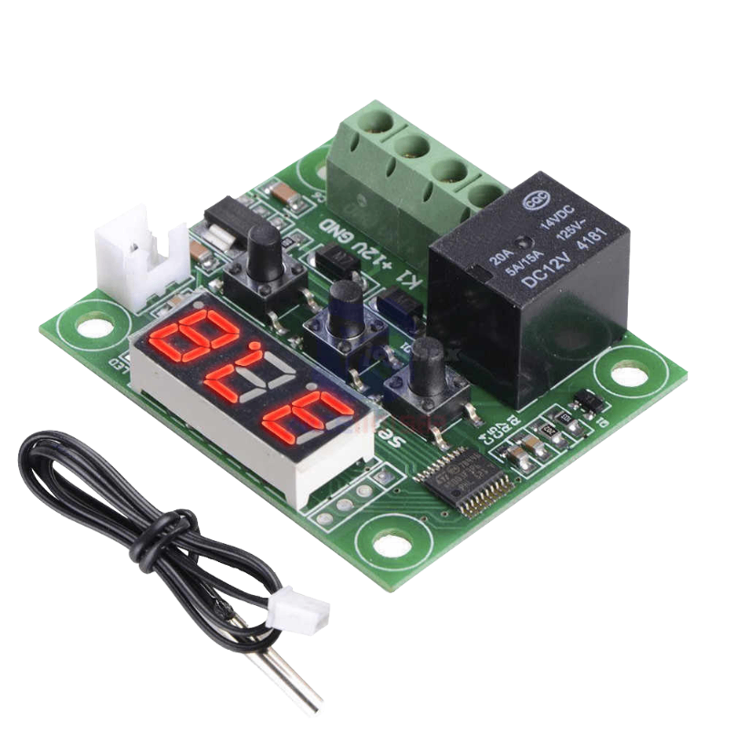 Modulo W1209 Termostato 12v Para Incubadoras, Aires.