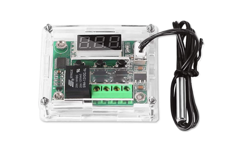 Modulo W1209 Termostato 12v con Acrilico