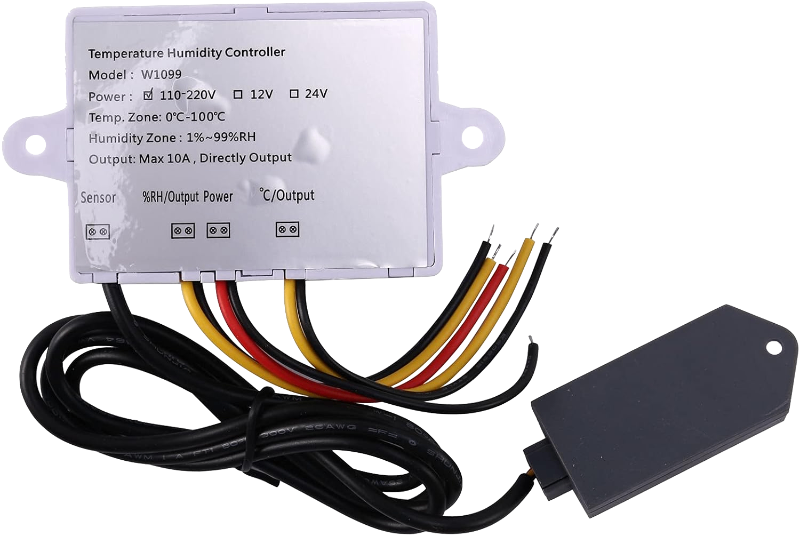 Imagen 4 de Termostato para temperatura y Humedad XK-W1099 Controlador. 