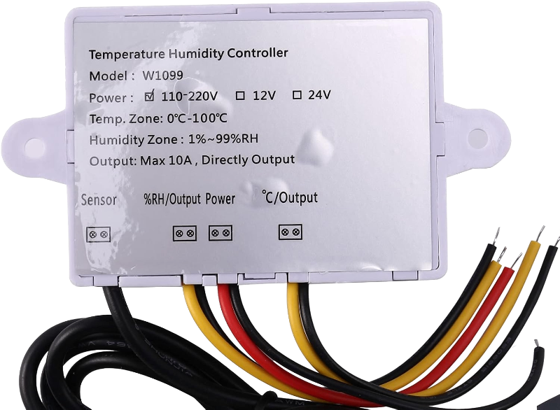 Imagen 5 de Termostato para temperatura y Humedad XK-W1099 Controlador. 