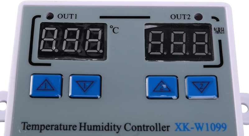 Imagen 3 de Termostato para temperatura y Humedad XK-W1099 Controlador. 