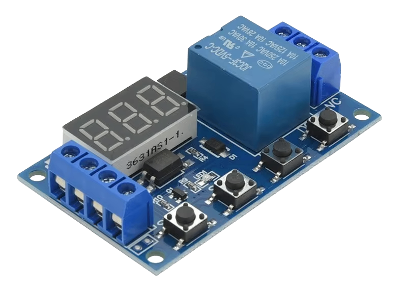 Imagen 2 de Módulo Temporizador Timer Con Relé 6-30v 5a Multiusos