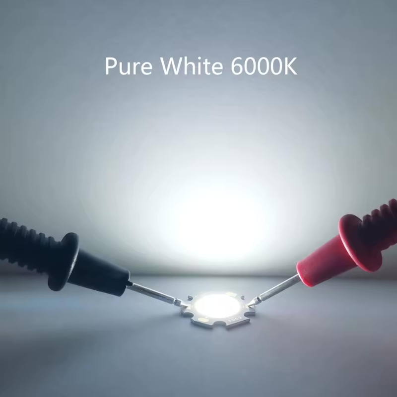 Imagen 2 de Led 3w Cob 25mm 12v Blanco frío.