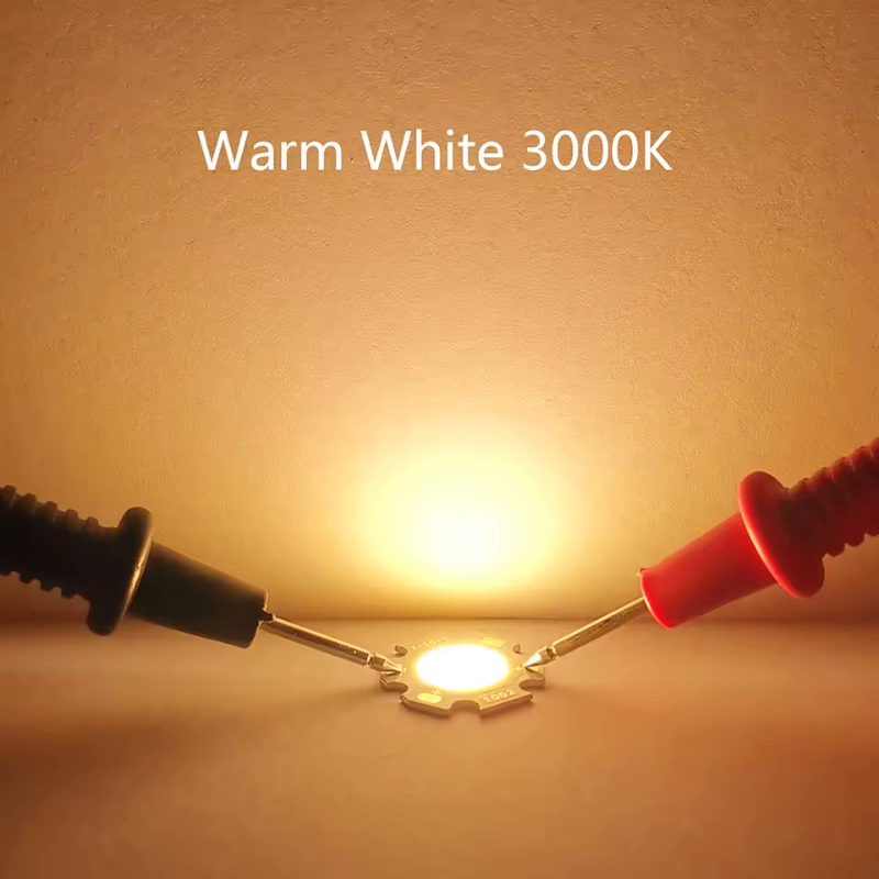 Imagen 2 de Led 3w Cob 25mm 12v Blanco cálido.