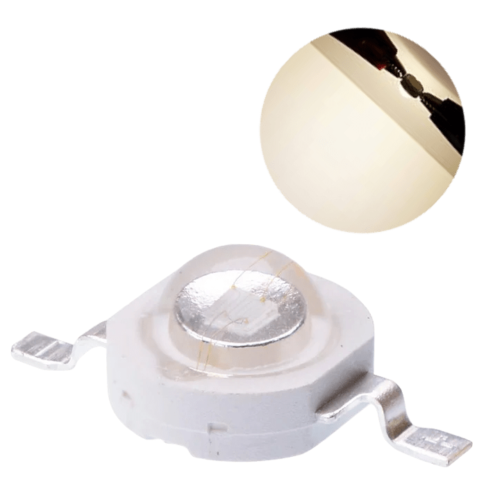 Led 3w Epistar Blanco Cálido 3500k 10 leds