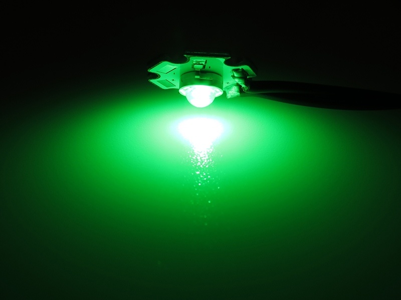 Imagen 2 de Led 3w Epistar Verde Alta Potencia 10 Leds Powerleds