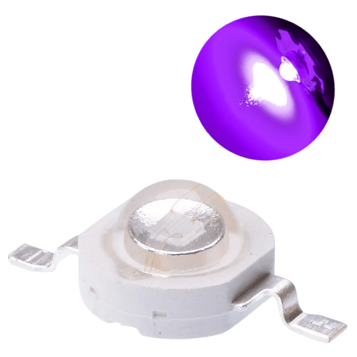 Led 3w Epistar Uv Ultravioleta 395nm 6 Piezas