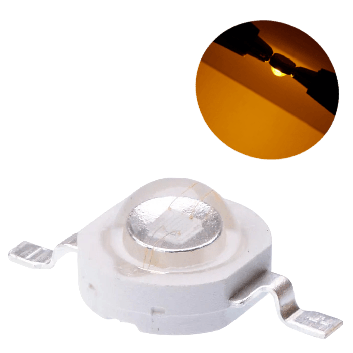 Led 3w Epistar Amarillo 590nm Alta Potencia 10 Leds