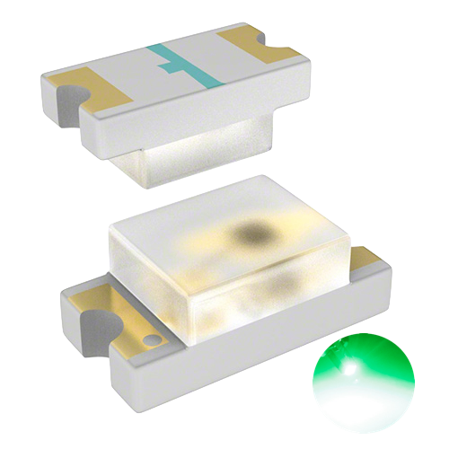 Led SMD 0603 Lite On Verde 520 - 530nm 100 leds.