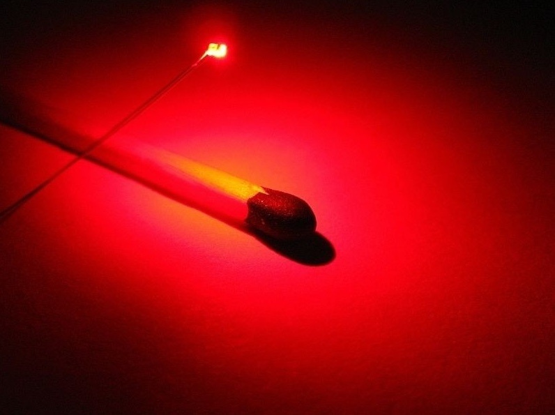 Imagen 3 de Led SMD 0603 Lite On Rojo 620 - 630nm 100 leds.
