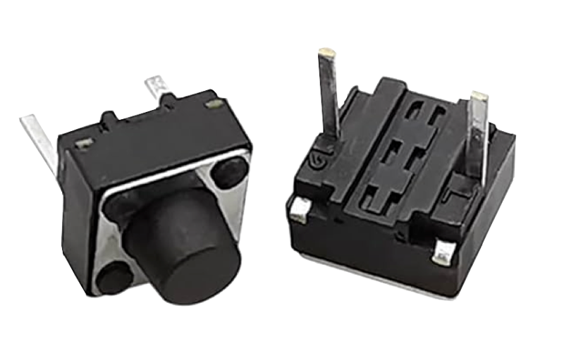 Imagen 3 de 80 Micropulsadores Boton Mini 6x6x5mm 2 Pines