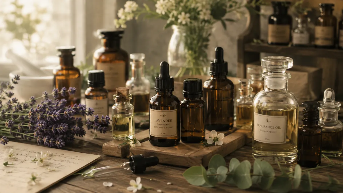 Essential Oil VS Fragrance Oil ต่างกันอย่างไร? เลือกใช้แบบไหนให้เหมาะกับโปรดักส์
