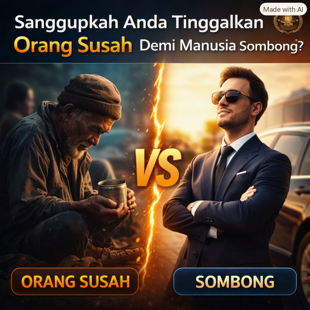 Sanggupkah Anda Tinggalkan Orang Susah Demi Manusia Sombong?