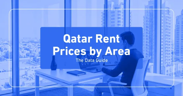 Qatar apartment rent prices compared by area and bedroom count