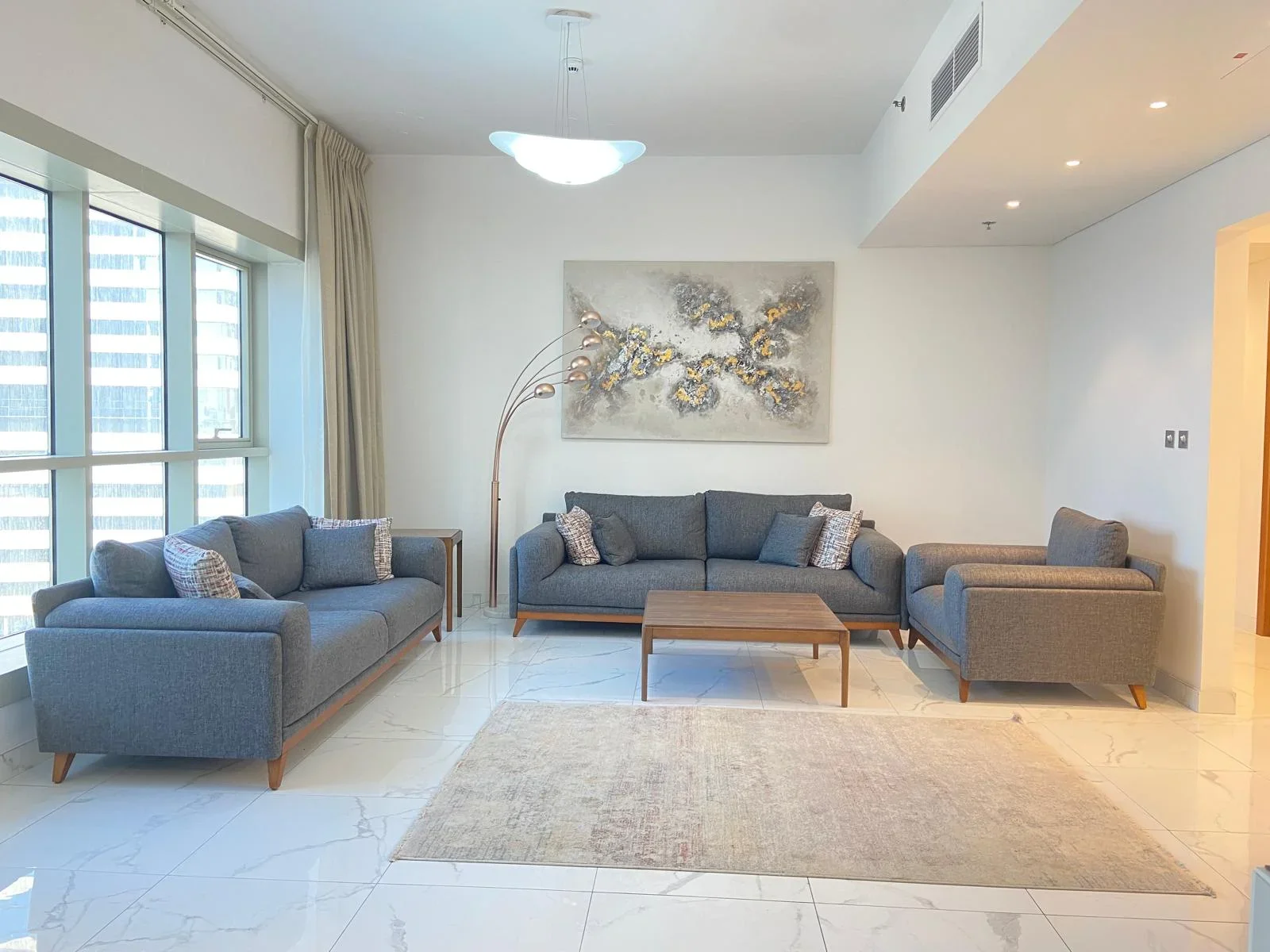 SEA VIEW FURNISHED 3+1BR APT W/BALCONY+BILLS